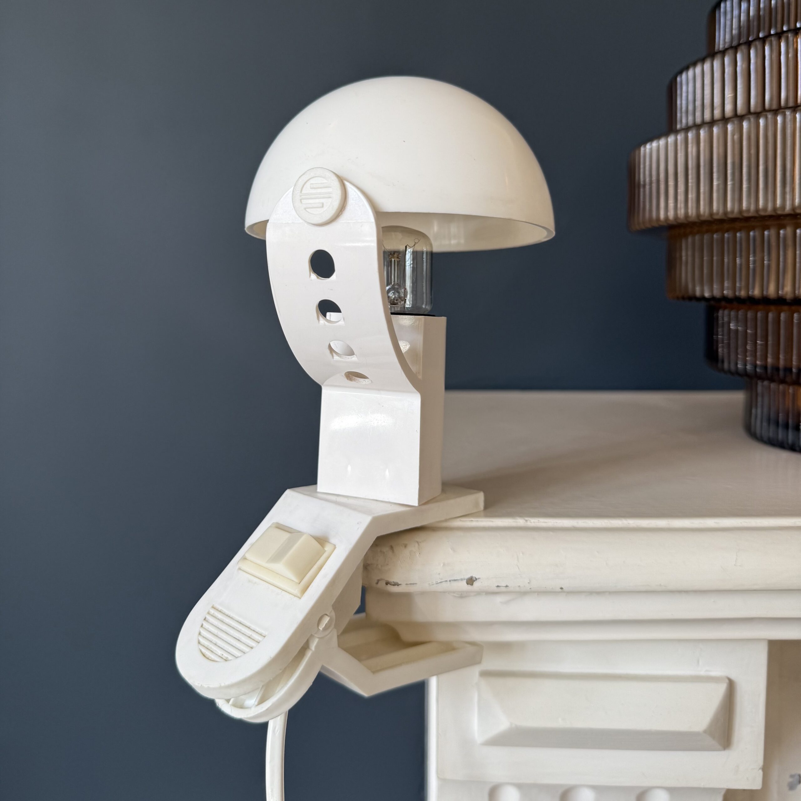 Lampe pince champignon 1970